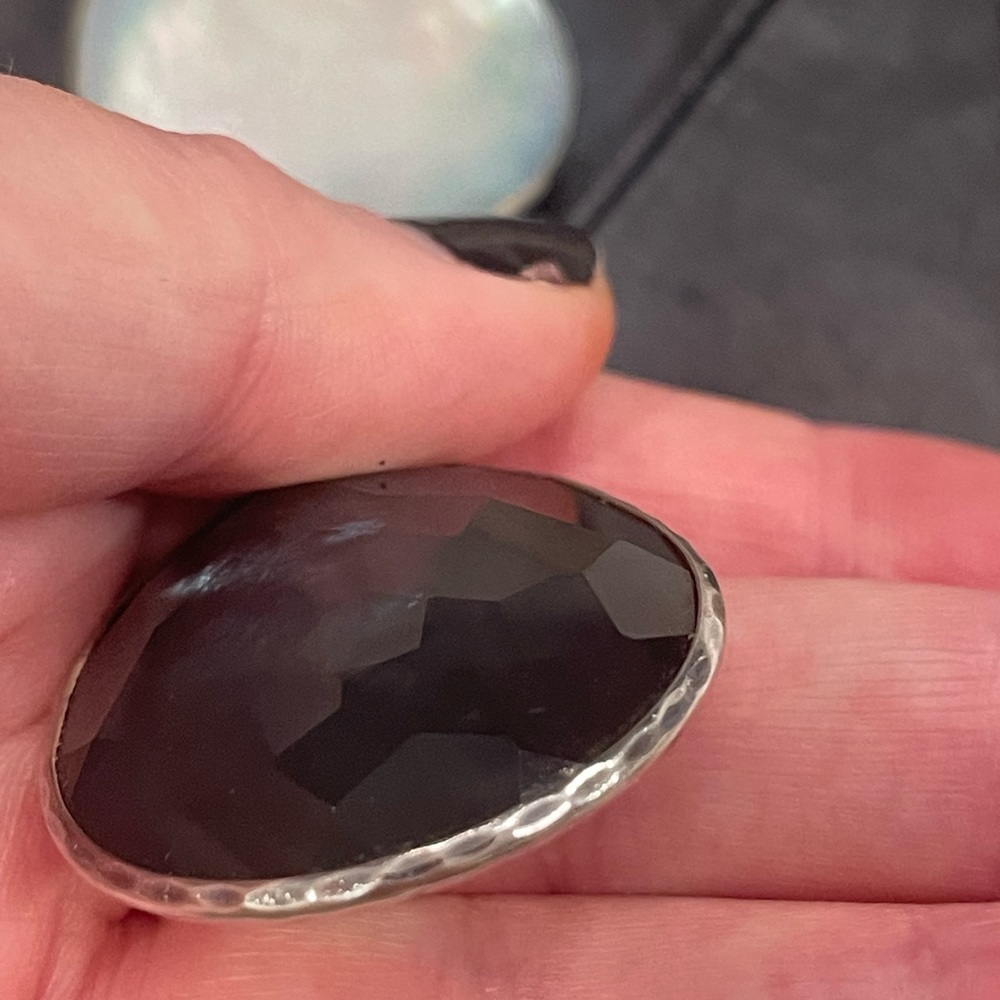 Ippolita Quartz & Mother of Pearl Rock Candy jumbo Teardrop Earrings - Picture 7 of 7